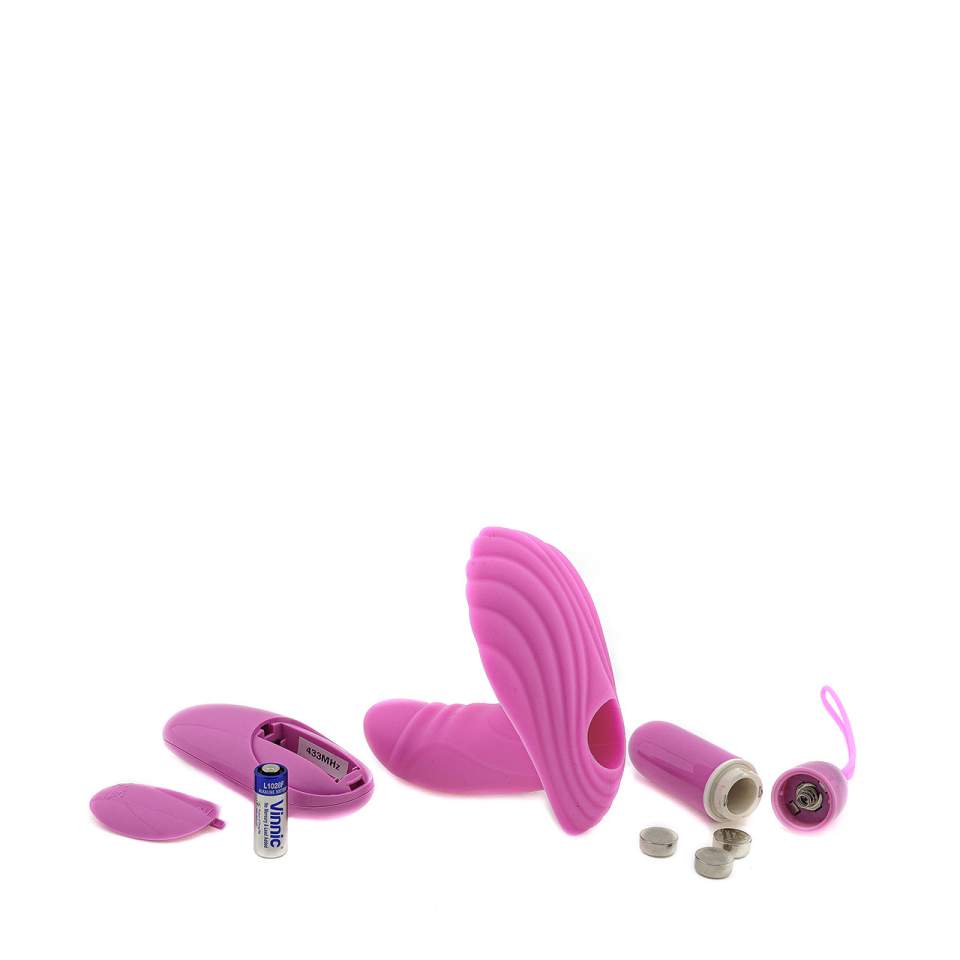 Mini wibrator ze stymulatorem łechtaczki w kształcie muszelki