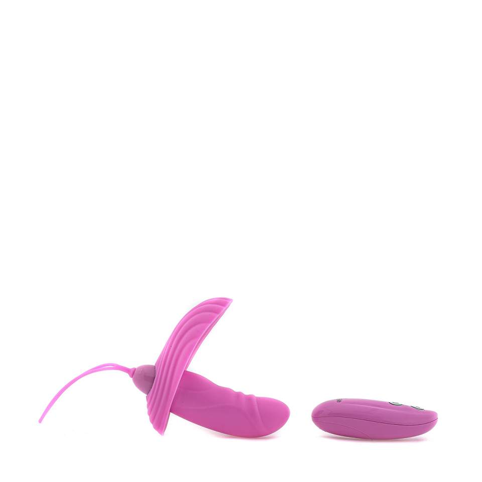 Mini wibrator ze stymulatorem łechtaczki w kształcie muszelki