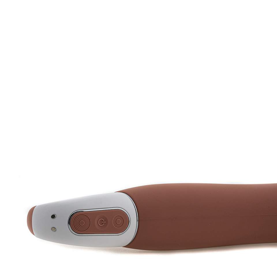 Duży cielisty wibrator klasyczny Satisfyer – Vibes Master – 23,5 cm