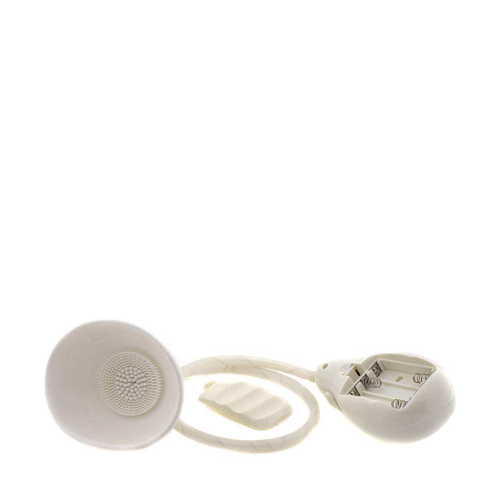 Biała pompka do sutków z wibracjami sterowanymi na pilot