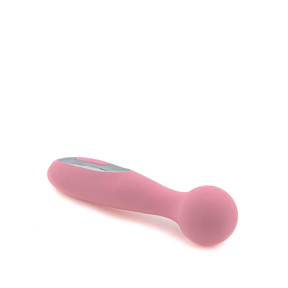 Mocny, mały masażer do stymulacji łechtaczkowej z silikonu – 3,8 cm