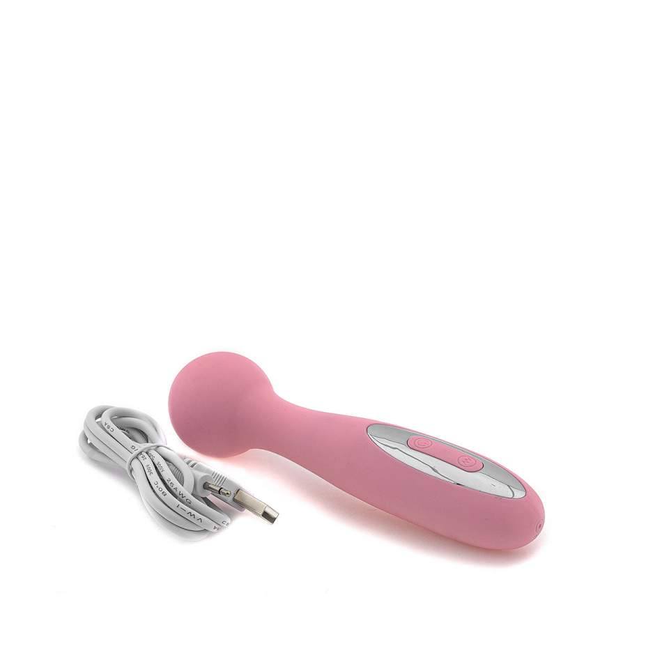 Mocny, mały masażer do stymulacji łechtaczkowej z silikonu – 3,8 cm