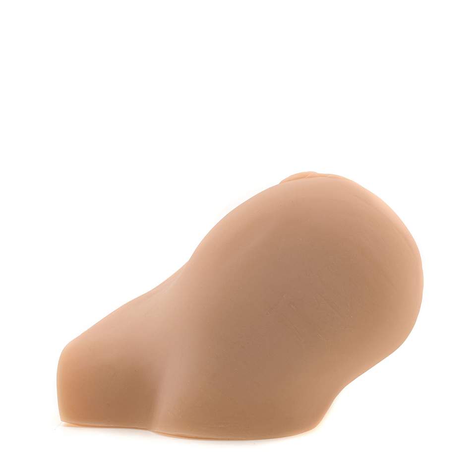 Miękka pupa do penetracji waginalnej i analnej z wibracjami – 22,5 cm