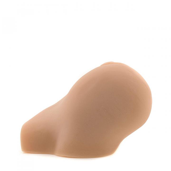Miękka pupa do penetracji waginalnej i analnej z wibracjami – 22,5 cm