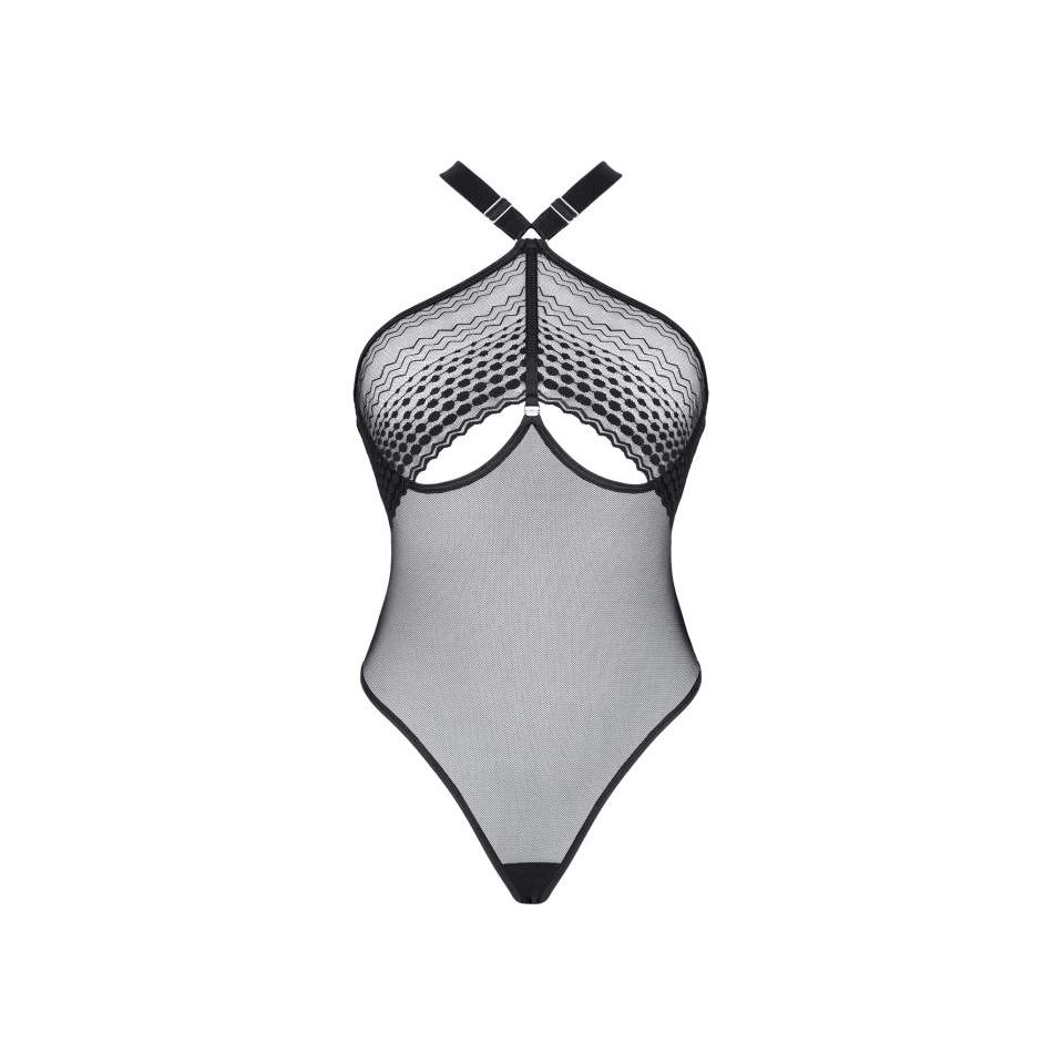 Zmysłowe przezroczyste body Demoniq Jimena