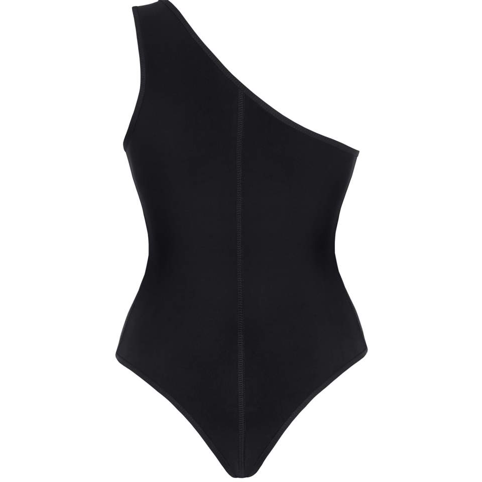 Asymetryczne body w kolorze klasycznej czerni Ada