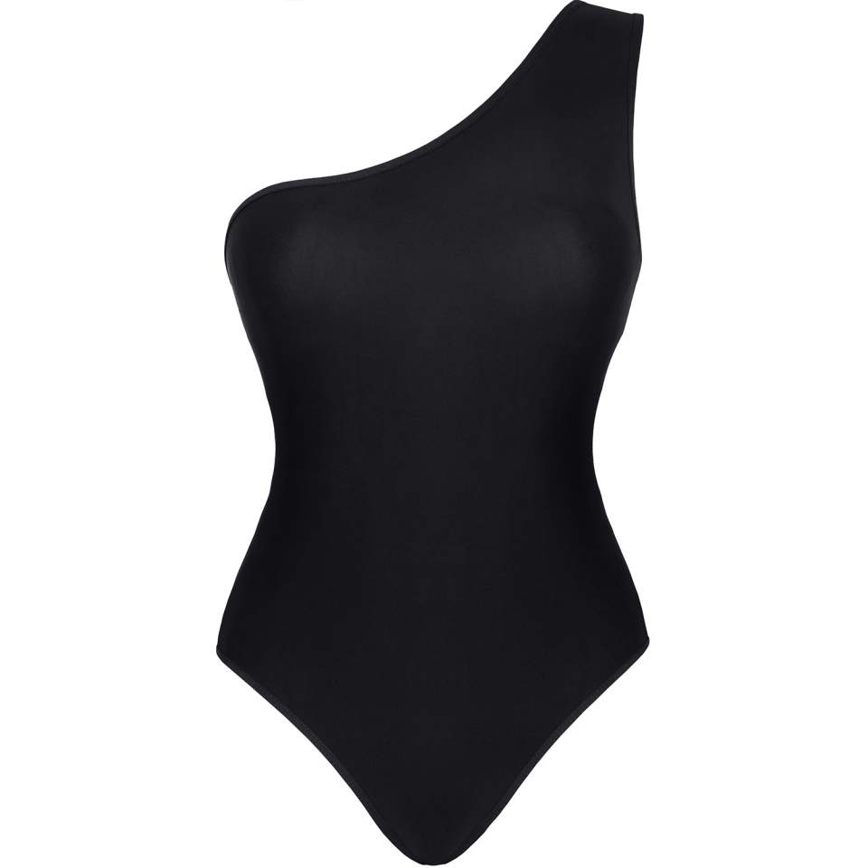 Asymetryczne body w kolorze klasycznej czerni Ada