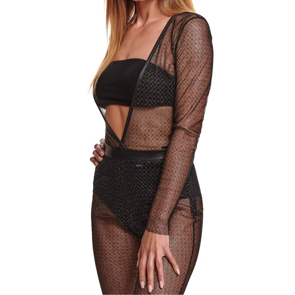 Zmysłowy przezroczysty kombinezon dla Pań Edvige