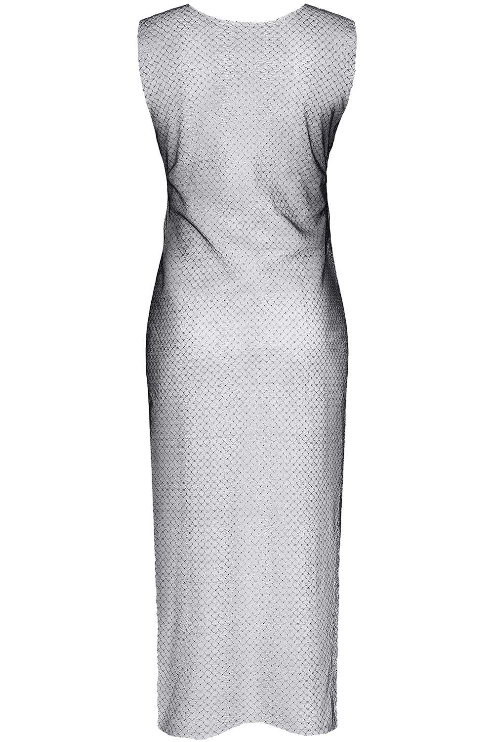 Długa sukienka z pięknie wyeksponowanym dekoltem – Demoniq Iolanda
