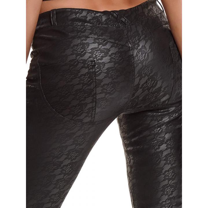 Czarne legginsy z niskim stanem Demoniq Constanza