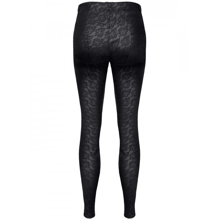 Czarne legginsy z niskim stanem Demoniq Constanza