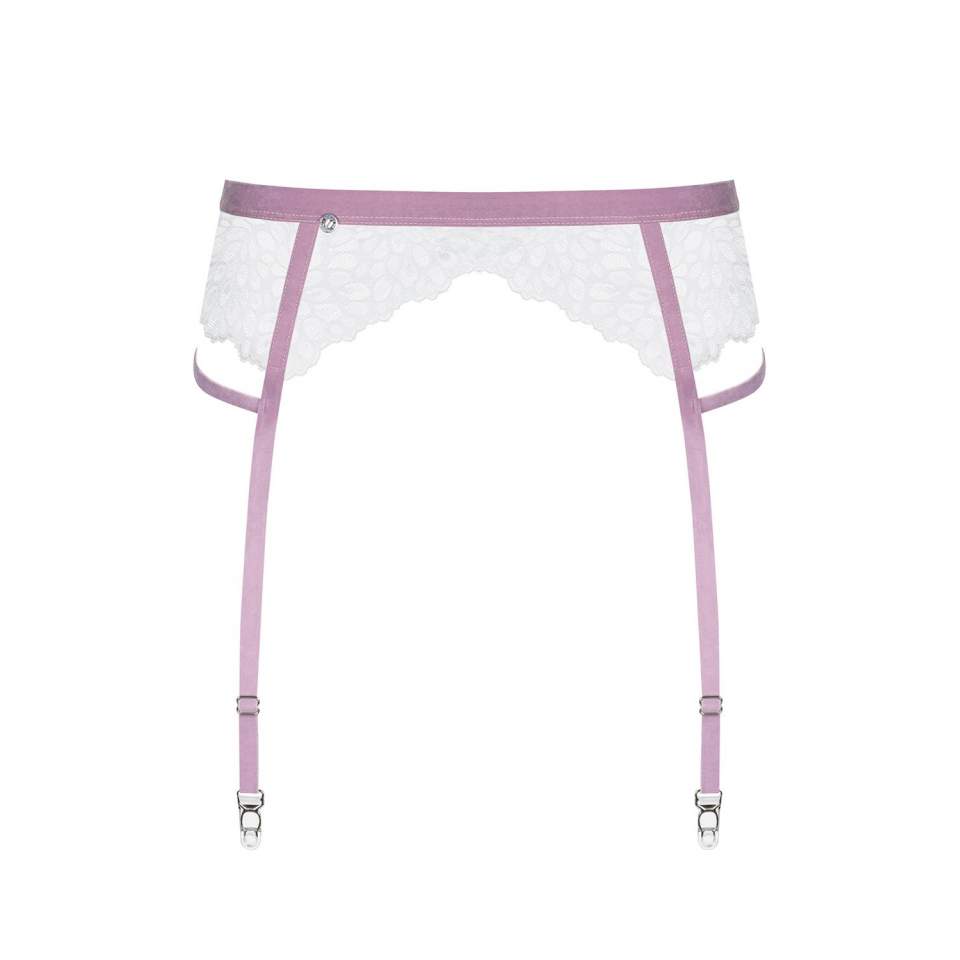 Pas do pończoch Obsessive Lilyanne - biały