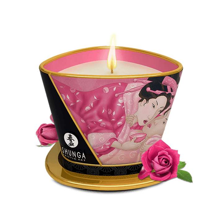 Romantyczna świeca do zmysłowego masażu Shunga Candle Aphrodisia 170 ml
